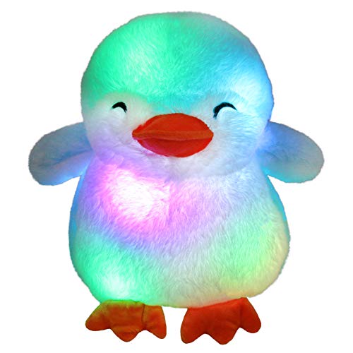 Glow Guards Light up Penguin Stuffed Animal Snuggle Soft Plush Toy with