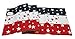 SARO LIFESTYLE 1094.M1672B Red White & Blue 4th of July Cotton Table Runner, Multicolor, 16