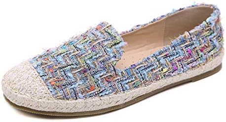 WTYT Women's Espadrilles Flats Loafers Shoes Casual Slip on Walking Driving Shoes 7275