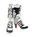 Chong Sheng Womens Cosplay Halloween White PU Pleather Shoes High Heel Boots 3.6 incehs (Female US 6)