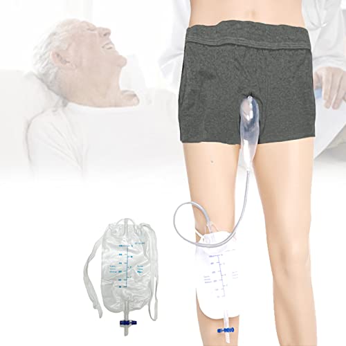 Urine System Holder Bag 500ml Portable Wearable Men's Urinary Male Pee Bag Spill Proof