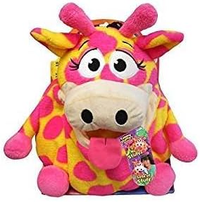 8 Inch - Tummy Stuffers Neon Giraffe Plush Toy (mini) Wild Ones! Premium party bag filler of gift