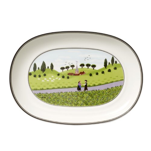Villeroy & Boch Design Naif Pickle Dish, 20 cm, Premium Porcelain