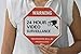 Video Surveillance Sign 10 Pack, CCTV 24 Hour Warning Sticker Door Window Yard Sign, Indoor & Outdoor Use (2-6x6