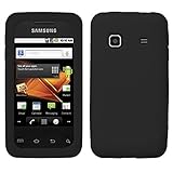 Asmyna SAMM820CASKSO004 Soft Durable Protective Case for Samsung Galaxy Prevail/Precedent M820 - 1 Pack - Retail Packaging - Black