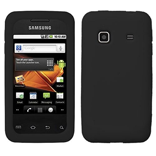 Asmyna SAMM820CASKSO004 Soft Durable Protective Case for Samsung Galaxy Prevail/Precedent M820 - 1 Pack - Retail Packaging - Black
