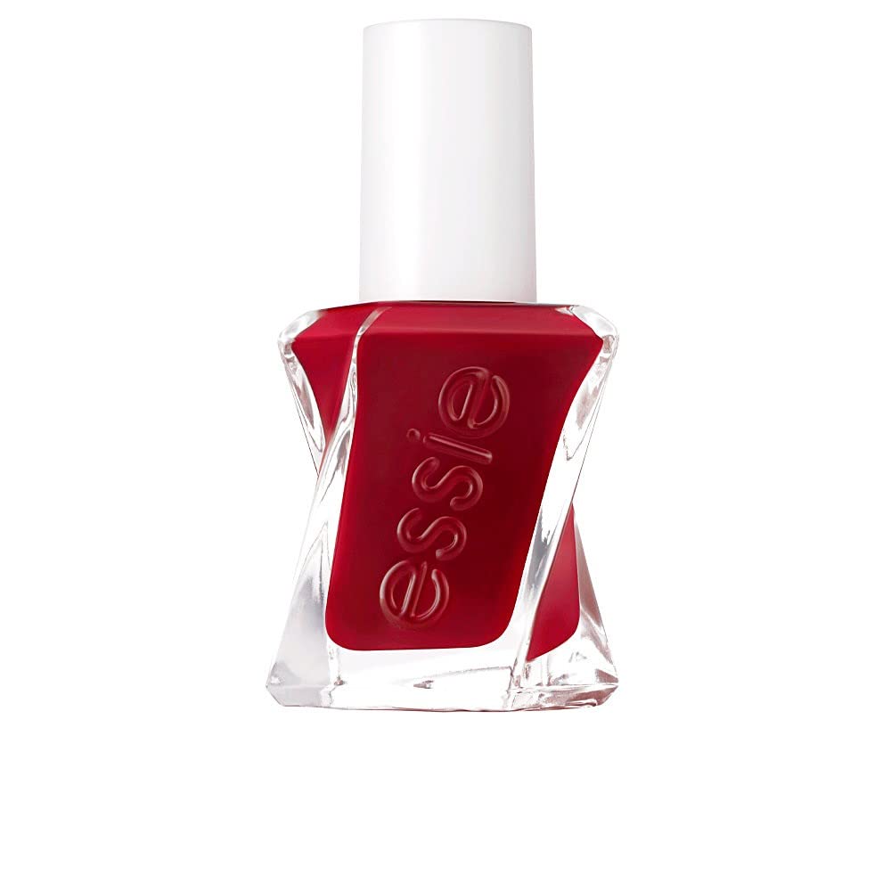 essie Gel Couture Longlasting High Shine, No UV Lamp Required, Nail Polish, Deep Red Colour, Shade 360 Spiked With Style, 13.5 ml (Pack of 1)