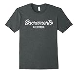 Mens Sacramento T Shirt - California Souvenir Landmark Gift Shirt 3XL Dark Heather