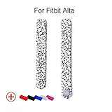 Alta Wristband for teen for Fitbit Alta Fitnees Tracker Large Black and White Music Note