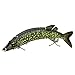 Lixada Fishing Lures 8 Segment Lifelike Swimbait 20cm/8in 66g Multi Jointed Artificial Bait Hard Bait Crankbait Treble Hooks for Bass Perch Trout, 8 Colors