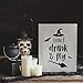 Don't Drink and Fly Halloween Stencil - Bring Your Haunted Visions to Life, Horror Stencil, Mylar Stencils, Halloween Sign