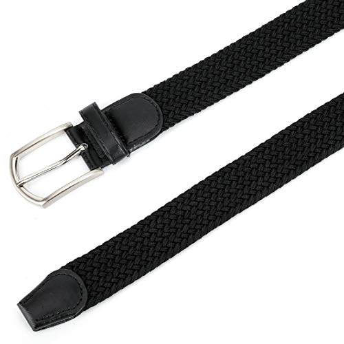 Braided Canvas Woven Elastic Stretch Belts for Men/Women/Junior with