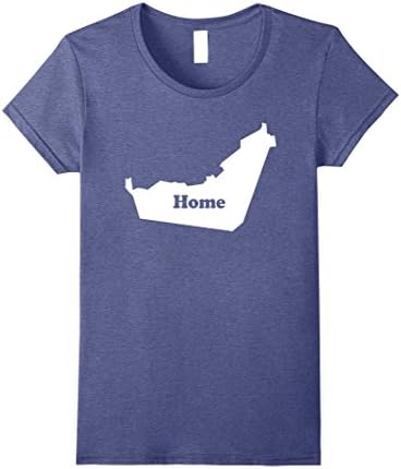 Womens UAE Home Funny T-Shirt Medium Heather Blue