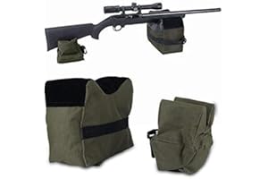 Portable Shooting Front Rear Bench Rest Bag Rifle Target Stand for Hunting Gun