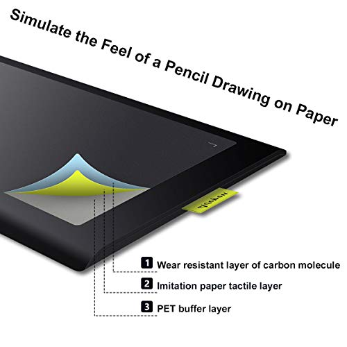 Digital Drawing Tablet Pad, Acepen AP1060 10x6.25in USB Graphics Tablets with Battery-Free Passive Stylus for Artists & Animation & Illustrator & Painting