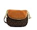 MICHAEL Kors Women's Leather Bedford Flap Crossbody BRN/Acorn