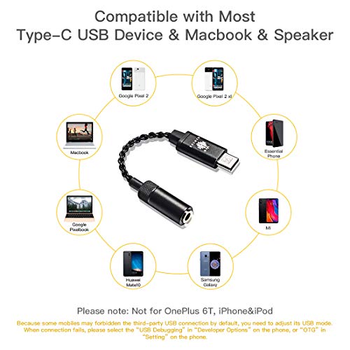 HIDIZS Portable Headphone Amplifier USB Type C DAC Headphone Amp for Android/Windows/MacOSX System Smartphone Laptop (Mark II) - Thumbnail 3