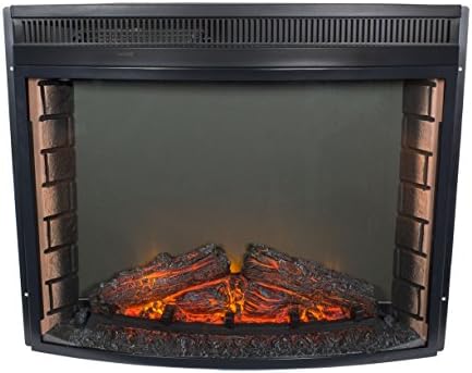 Tec Flame 28" RV Curved Glass Electric Fireplace