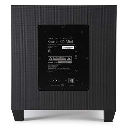 Definitive Technology Studio 3D Mini Sound Bar with 6 Speakers and an 8
