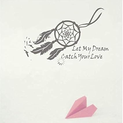 Sticker Affiche De Stickers Muraux Attrapeur De Reves Laisser Mon Reve Attraper Votre Citation D Amour A Partir De Zero Amazon Fr Bricolage