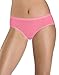 Hanes Ultimate Women's 3-Pack Soft Stretch Hipster Panties, Assorted print, 8