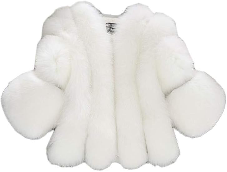 Amazon Jinpin レディース 毛皮コート フェイクファーコート 防寒コート ファージャケット 長袖コート 中綿コート 毛皮ケープ 厚手 ゆったり アウターコート ふわふわ ソフトファー おしゃれ ケープ 無地 成人式 花嫁 大きいサイズ コート ジャケット 通販