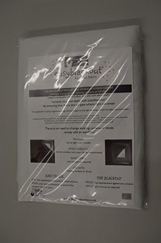 Easyblackout Blackout Material for Windows (White, Small 39" x 53")