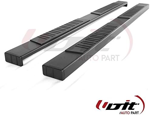 UDIT for 2009-2018 Dodge Ram 1500 Crew Cab / 2010-2018 Dodge Ram 2500/3500 Crew Cab (Rocker Panel Mount) 5 inch Black Side Steps Nerf Bars Running Boards