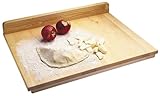 Snow River USA 7V03345 Hardwood Maple Pastry and Pie Prep Board with Backsplash, 18" x 24" x .75"