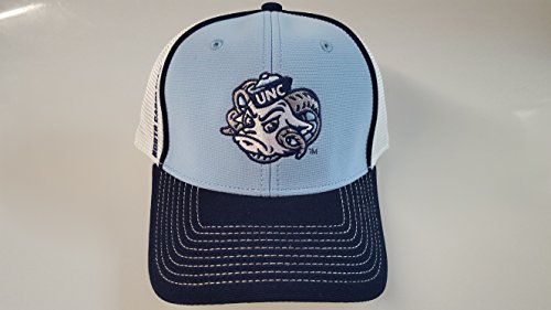 New North Carolina Tar Heels Blue & Navy Velcro Mesh Hat