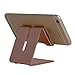 Honsky New Version Solid Aluminum Cell Phone Tablet Desk Charging Stand, Universal Display Desktop Holder Cradle, Rose Gold