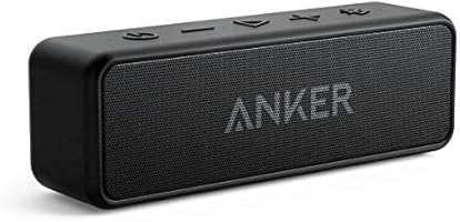 Anker Soundcore 2 Portable Bluetooth Speaker with Superior Stereo Sound, Exclusive BassUp, 12-Watts, IPX5 Water-Resistant, 24-Hour Playtime, Perfect Wireless Speaker for Home, Outdoors, Travel