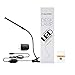 ALOTOA LED Desk Lamp, 2 Level Dimmable Clip on Table Lamp,5W USB Flexible Light,Flexible Gooseneck LED Eye-Caring Task Light for Reading, Studying, Working, Bedroom, Office