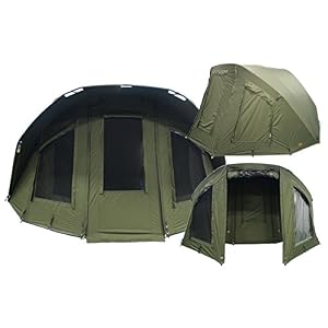 B. Richi Vario Xxl Pro 2,5 Man Evo Öko-tex Angel Tente + Hiver Skin + Extended Overw Rap En Kit Tente Tente De Camping Pêche à La Carpe