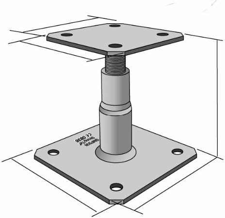 Simpsons-Aufsatz und Dreieck-Fuß von Dachstühlen Pfostenträger