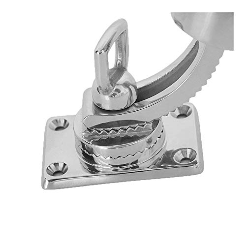 HEQIE-YONGP Angelzubehör Boot Angelrutenhalter Verstellbarer Angelrutenhalter for Boote Rutenhalter Silber (Color… – Bild 6