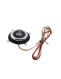 uxcell sistema de detención y arranque de motor, universal, con botón de presión, dispositivo para alarma de auto, 12 V, DC