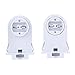 BRILLIHOOD 10 Pairs T8/T10/T12 Recessed Double Contact R17D HO Tombstone Base LED Tube Light Replacement Fluorescent Plunger Lampholder Socket White