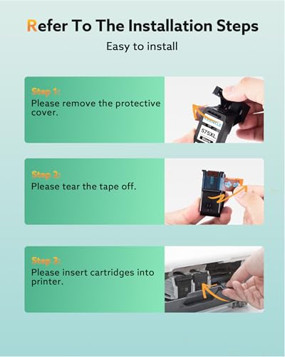 575XL 576XL Ink Cartridges Compatible for Canon 575 576 Ink Cartridges for Canon Pixma TR4755i TR4750i TR4751i TR4756i TS3750i TS3751i, for Canon PG-575 Black & CL-576 Colour Ink Cartridges