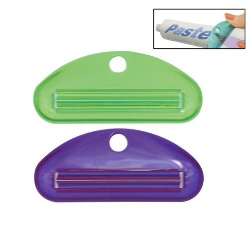 3 Ez Plastic Tube Squeezer Toothpaste Dispenser Holder Rolling Bathroom Extract