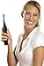 Pursonic S420 High Power Rechargeable Electric Sonic Toothbrush with 12 Brush Heads & Storage Charger, Black