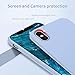 for iPhone X Case, OTOFLY [Silky and Soft Touch Series] Premium Soft Silicone Rubber Full-Body Protective Bumper Case Compatible with Apple iPhone X(ONLY) - Light Blue