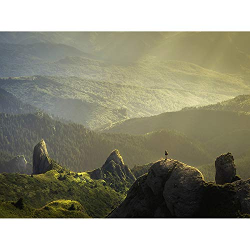 Marcu Unspoilt Wilderness Ciucas Peak Romania Photo Art Print Canvas Premium Wall Decor Poster Mural