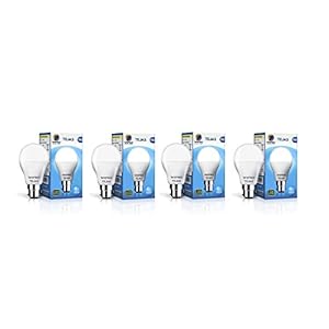wipro 9W B22D Led White Bulb, Pack Of 4 (Tejas)