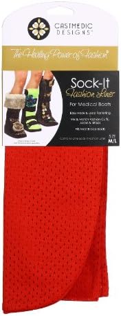 CastMedic Designs Sock-It Mesh, Red, Small/Medium