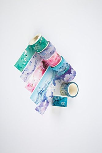 Washi tape used for festive decoration, background decoration, decoration painting, Christmas, birthday decoration (Size E)