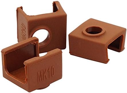 CCTREE 3D Printer Heater Block Silicone Cover MK10 Hotend For 3D Printer Wanhao Dupicator D4/I3/Dremel QIDI Makerbot 2 TECH Flashforge