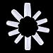 ECBASKET French Nail Tips Acrylic False Artificial Nail Tips for Nail Art 10 Sizes with Bags