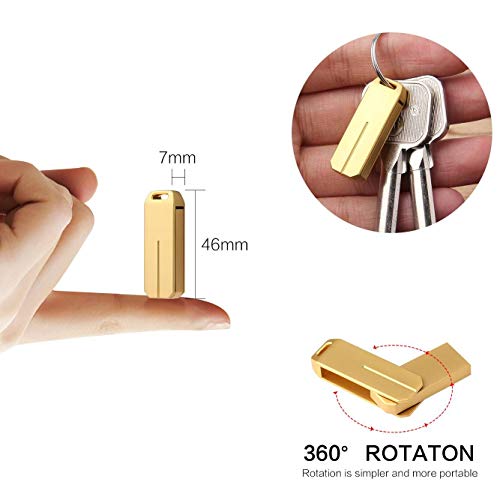 UPSTONE 128GB USB 3.0 Flash Drives Pen Drive Memory Stick Thumb Drive USB Drives (128GB Gold) 