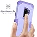 BENTOBEN Galaxy S9 Plus Case, Samsung S9 Plus Case Purple, Shockproof Slim 3 in 1 Hybrid Hard PC Soft Silicone Heavy Duty Rugged Bumper Protective Case for Samsung Galaxy S9 Plus(2018),Purple